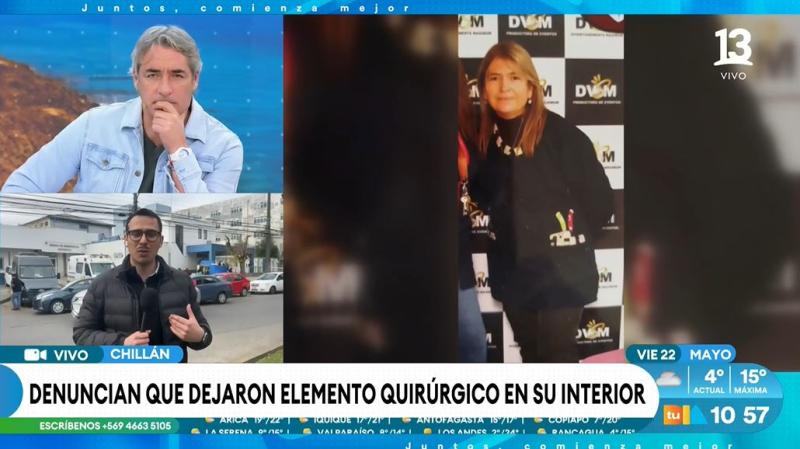 Denuncian que dejaron elemento quirúgico al interior de mujer