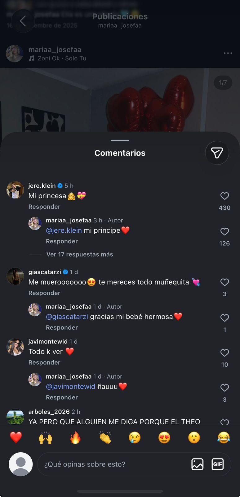 Jere Klein confirmó romance con influencer | Instagram