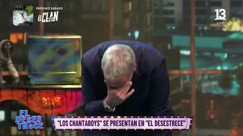 Martín Cárcamo no aguanta la risa en show de El Desestrece