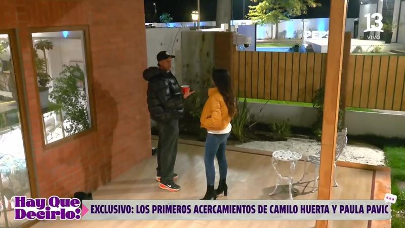 Los primeros acercamientos entre Camilo Huerta y Paula Pavic