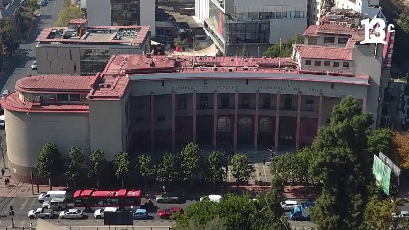 Facultad de Derecho de la Universidad de Chile. Créditos: 13C.