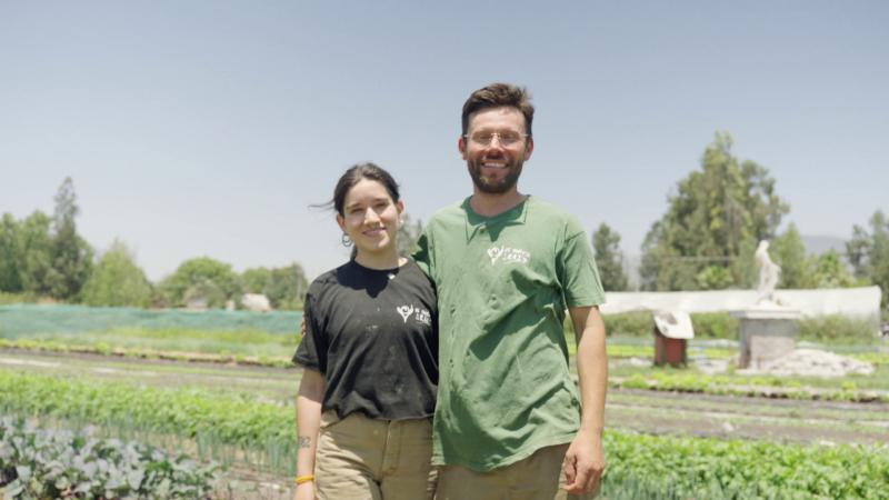 Camila Pinto y Óscar Contreras. Créditos: 13C.