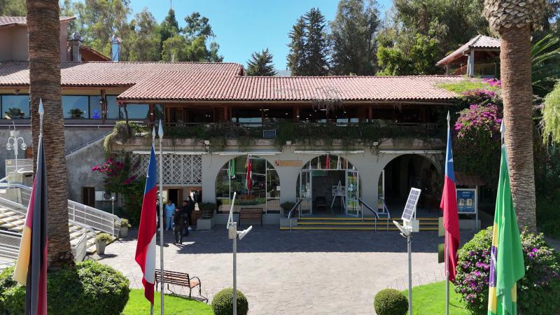 Fachada de Termas del Corazón.