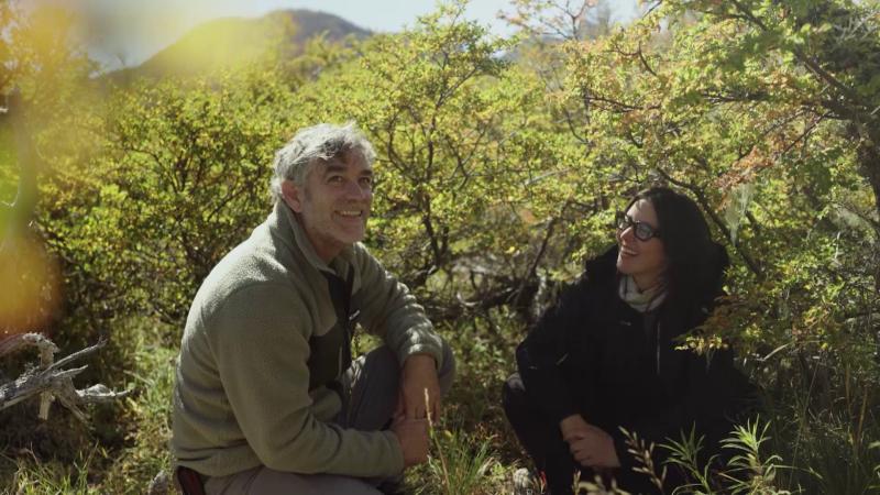 Felipe Braun y neurocientífica Evelyn Cordero. Créditos: 13C.
