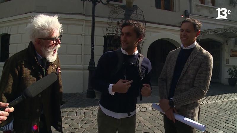 Federico Sánchez con los hermanos Simón y Joaquín Duch Salas. 13C.