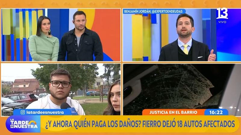 18 autos quedaron dañados