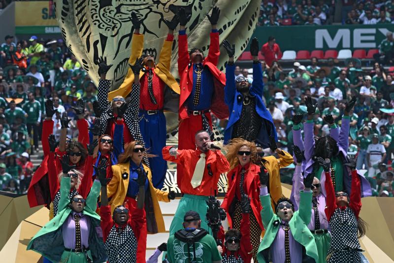 J Balvin en la inauguración del Mundial 2026 - AFP