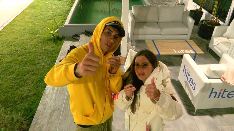 Bimza y Catalina Gaete en Vecinos al límite