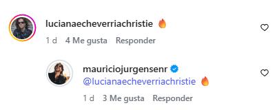 Comentario de Luciana Echeverría | Instagram