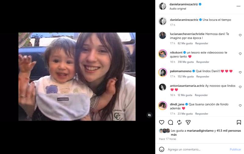 Daniela Ramírez comparte tierno recuerdo con su hijo | Instagram