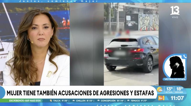 Mujer que golpeó a trabajadores de una Shell tiene denuncias por estafa.