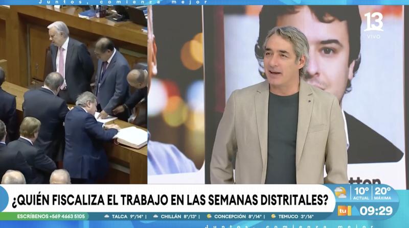 José Luis Repenning realizó descargo por diputado que viajó al extranjero en semana distrital.