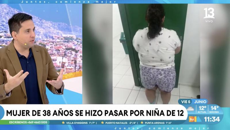 Mujer brasileña se hizo pasar por niña de 12 años.