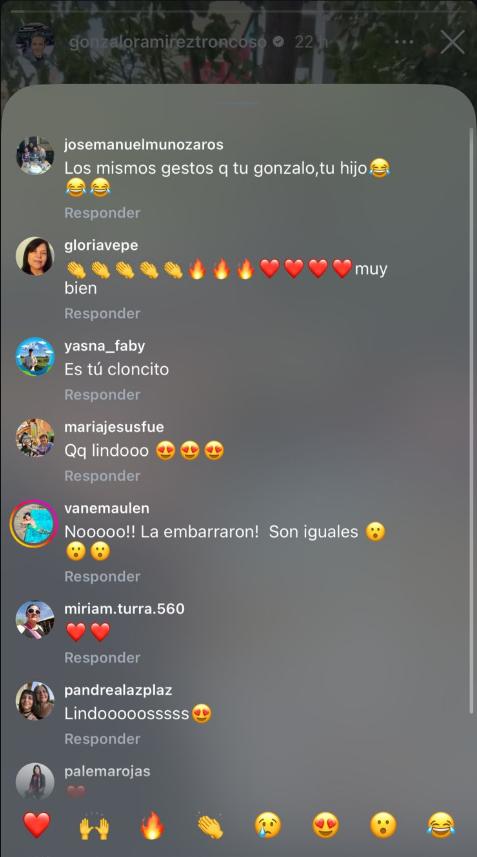 Hijo de Gonzalo Ramírez sorprende con parecido | Instagram