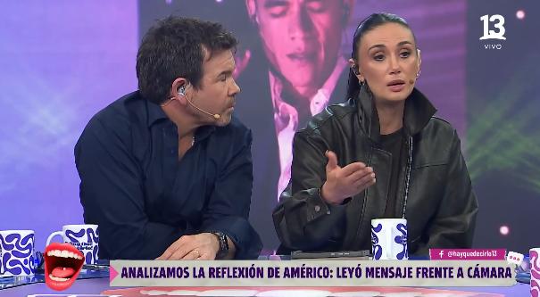 Pamela Díaz se refiere al video de Américo.