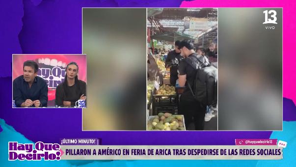 Primeras imágenes de Américo en el norte del país.