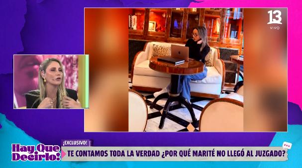 Las razones por las que Marité Matus no llegó a audiencia.