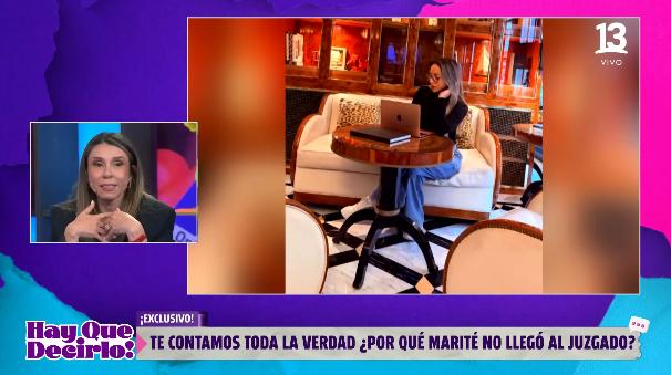 Cecilia Gutiérrez destapa reto de magistrada a Marité Matus.
