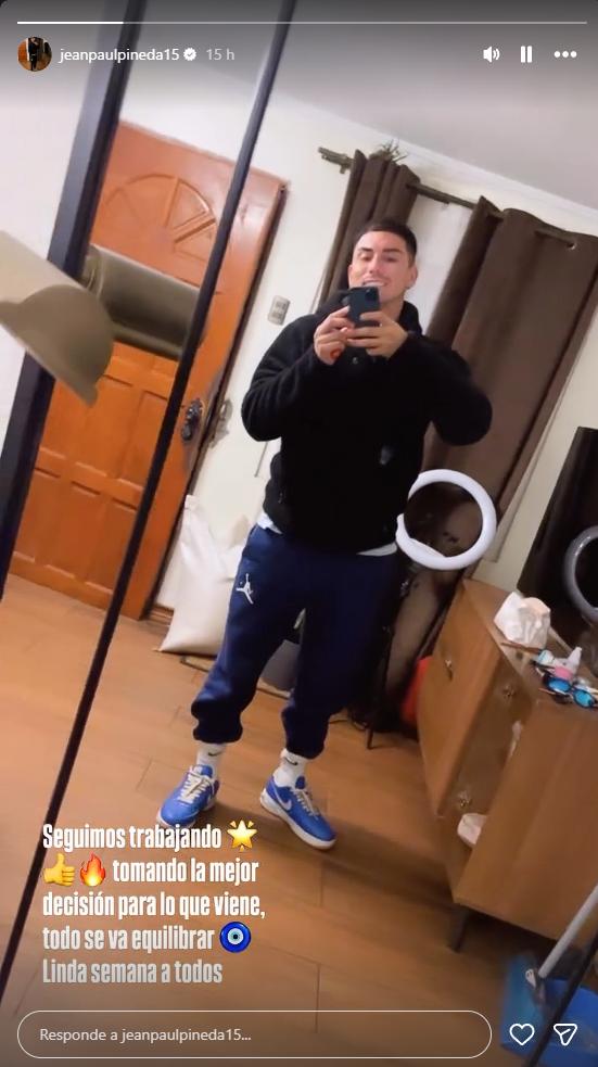 La publicación de Jean Paul Pineda en medio de rumores de embarazo | Instagram