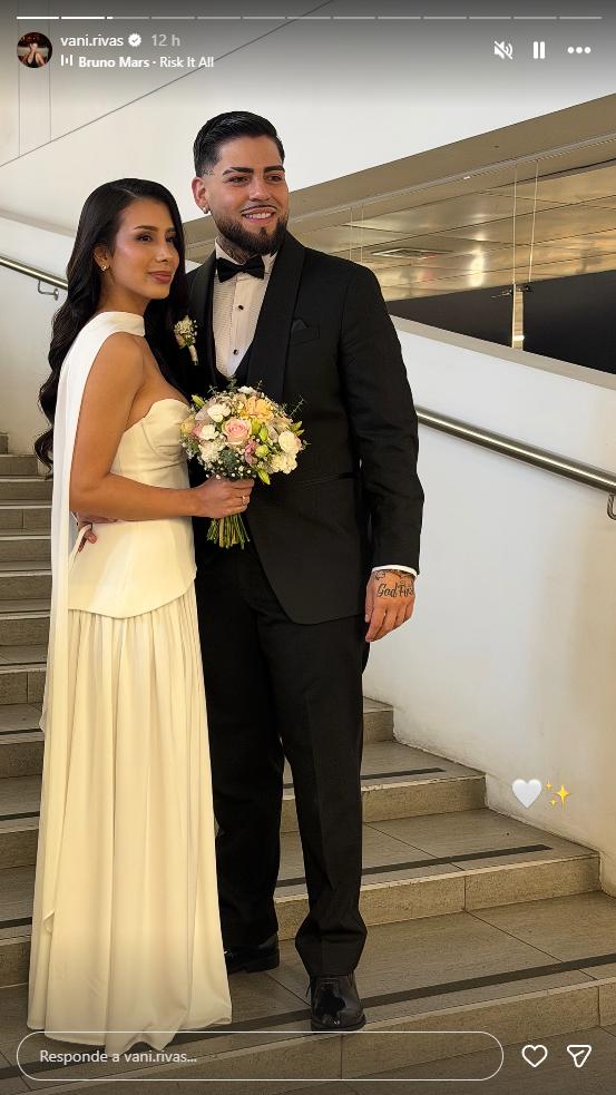 Gino Mella se casó con novia influencer en íntima ceremonia | Instagram