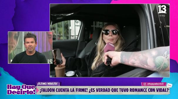 Faloon Larraguibel se refiere a supuesto romance con Arturo Vidal.