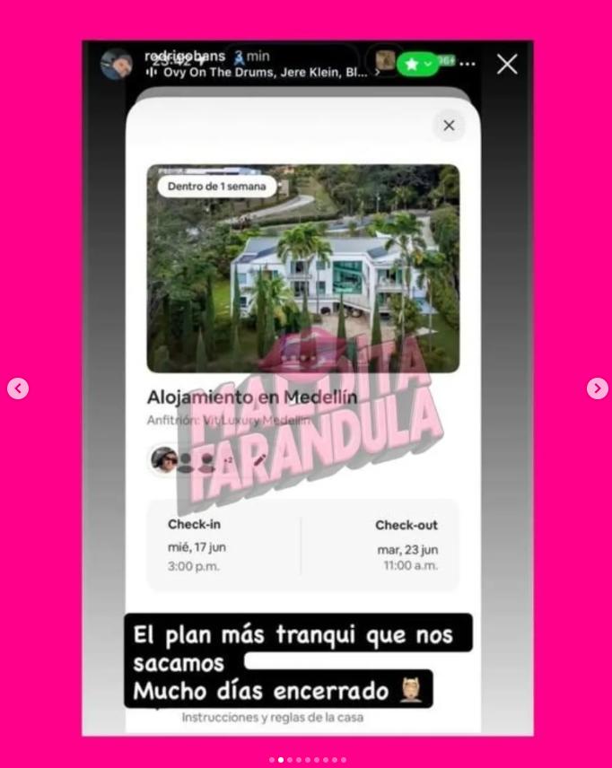 Publicación amigo de Nano Calderón compartida por Maldita Farándula | Instagram