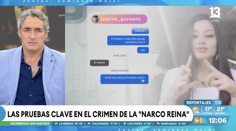 Los últimos mensaje de la narco reina de Peñaflor.