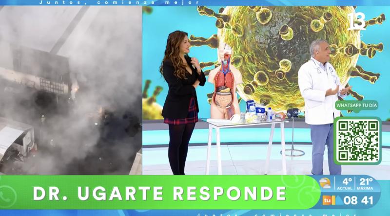 Doctor Ugarte explica las diferencias en la tos.