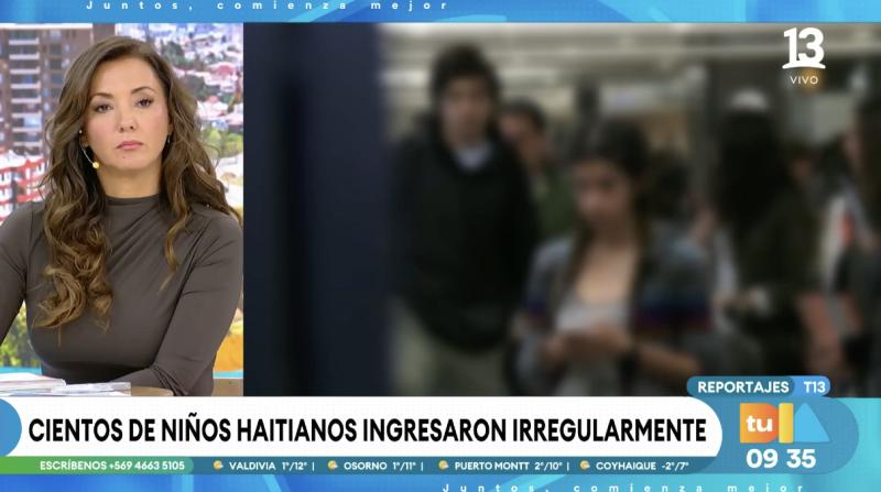 Cientos de niños haitianos entraron irregularmente a Chile.