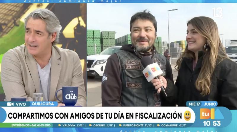 Motoquero sorprende con su historia al panel de Tu Día.