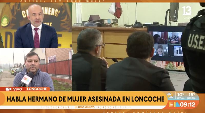 Habla hermano de mujer asesinada en Loncoche.