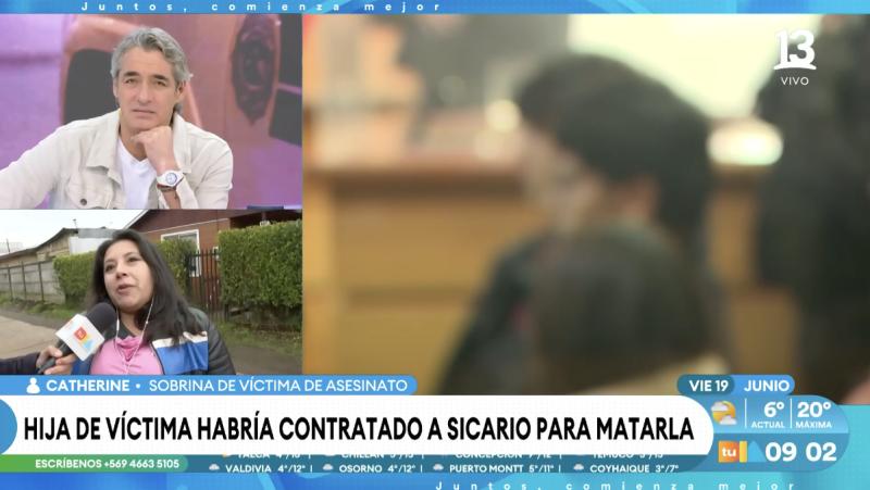 Sobrina de mujer asesinada en Loncoche conversó en Tu Día.