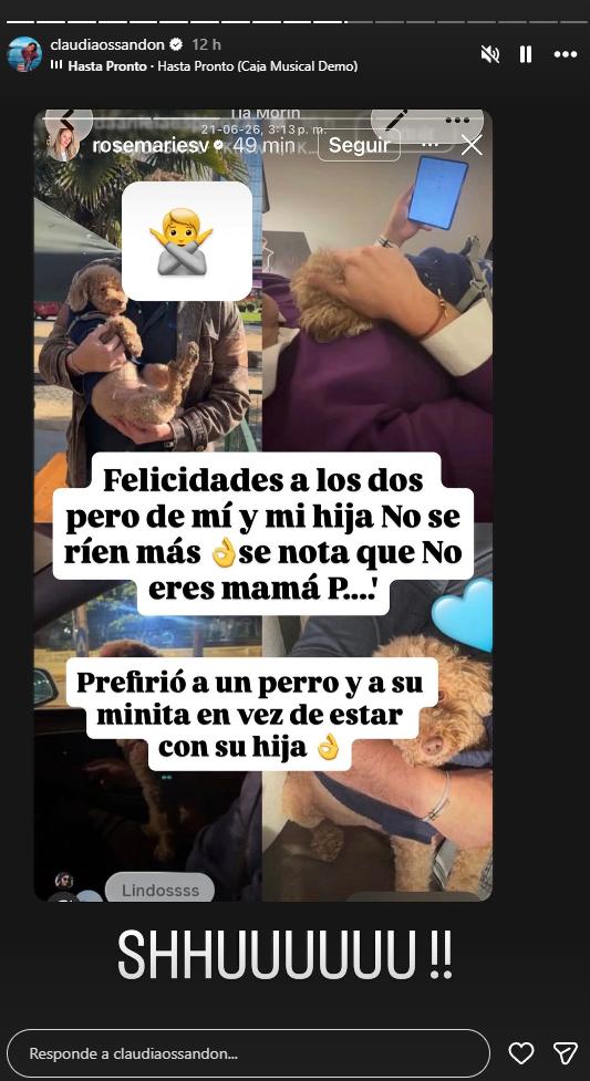 Rosemarie Dietz emite duro descargo contra el padre de su hija | Instagram
