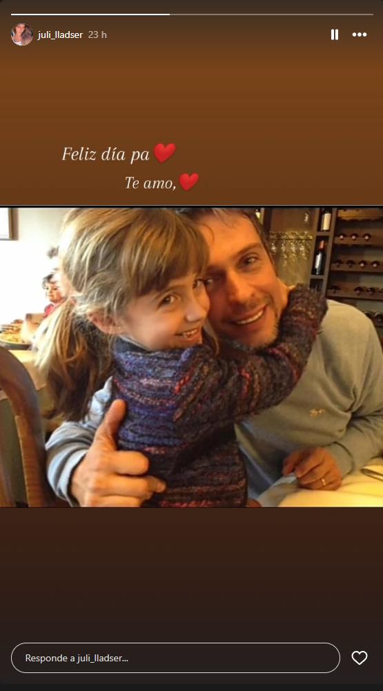 Julieta Lladser celebra a Pedro Lladser por el Día del Padre | Instagram