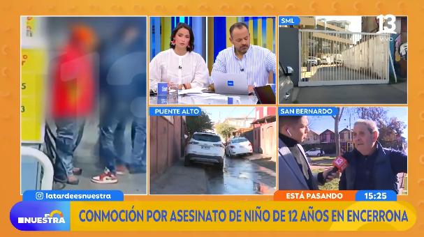 Vecino de San Bernardo relata cómo ocurrieron los hechos que terminaron con la vida de un menor de 12 años.