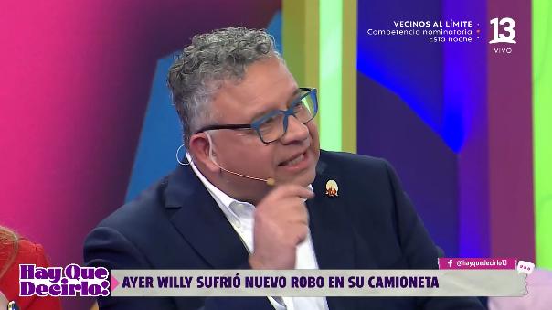 El nuevo robo que sufrió Willy Sabor.