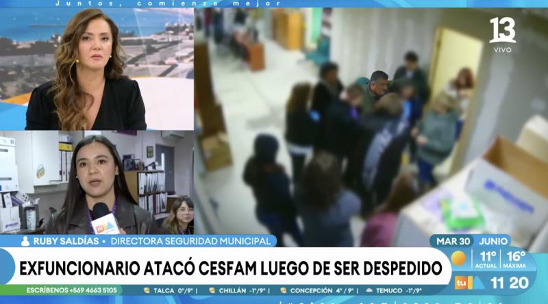 San Ramón: hombre entró a Cesfam a romper cosas y agredió a un compañero.