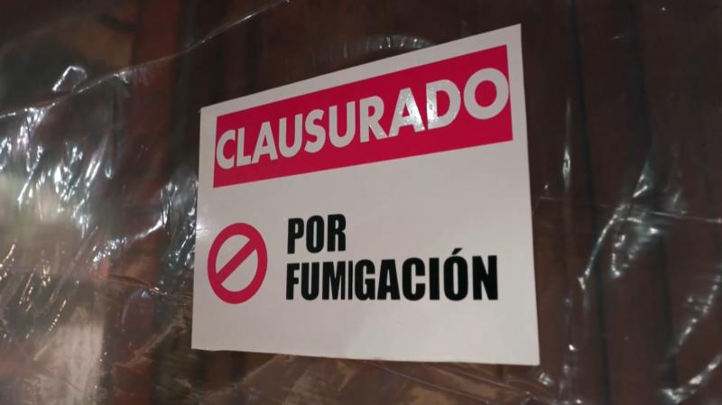 Dos casas cerradas por fumigación en Vecinos al límite