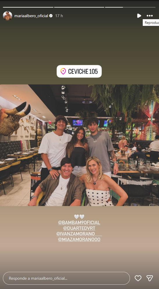 Familia de Iván Zamorano y María Alberó | Instagram
