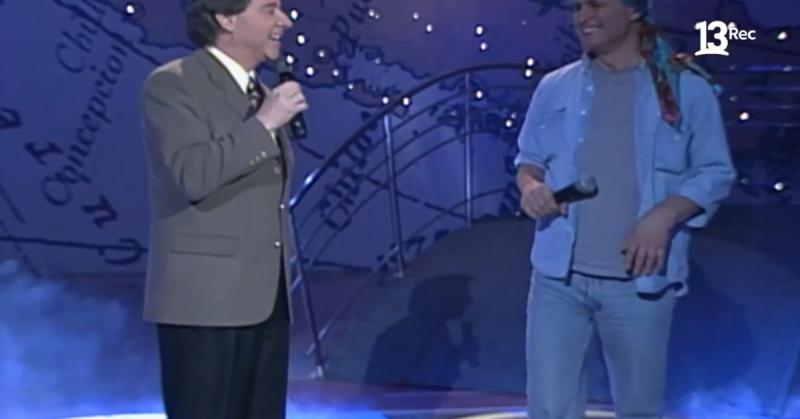 Leonardo Favio visitó el programa Venga Conmigo en 1996