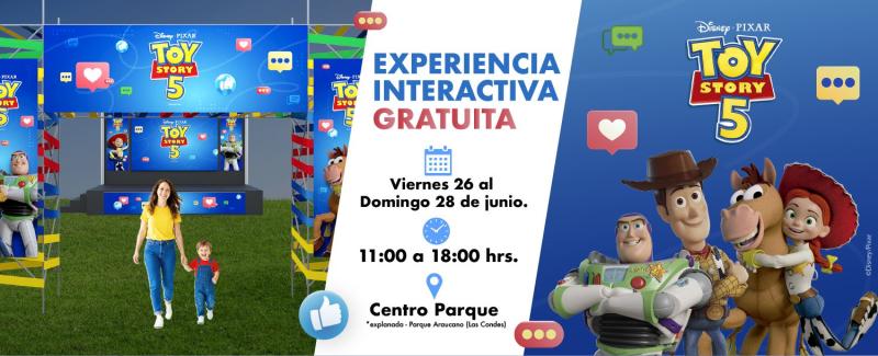Toy Story 5 de Disney y Pixar tendrá su festival gratuito en Santiago