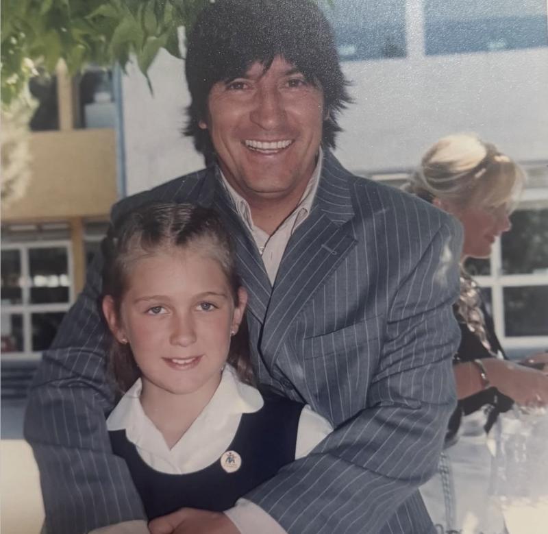 Iván Zamorano y Blu Dumay - Instagram