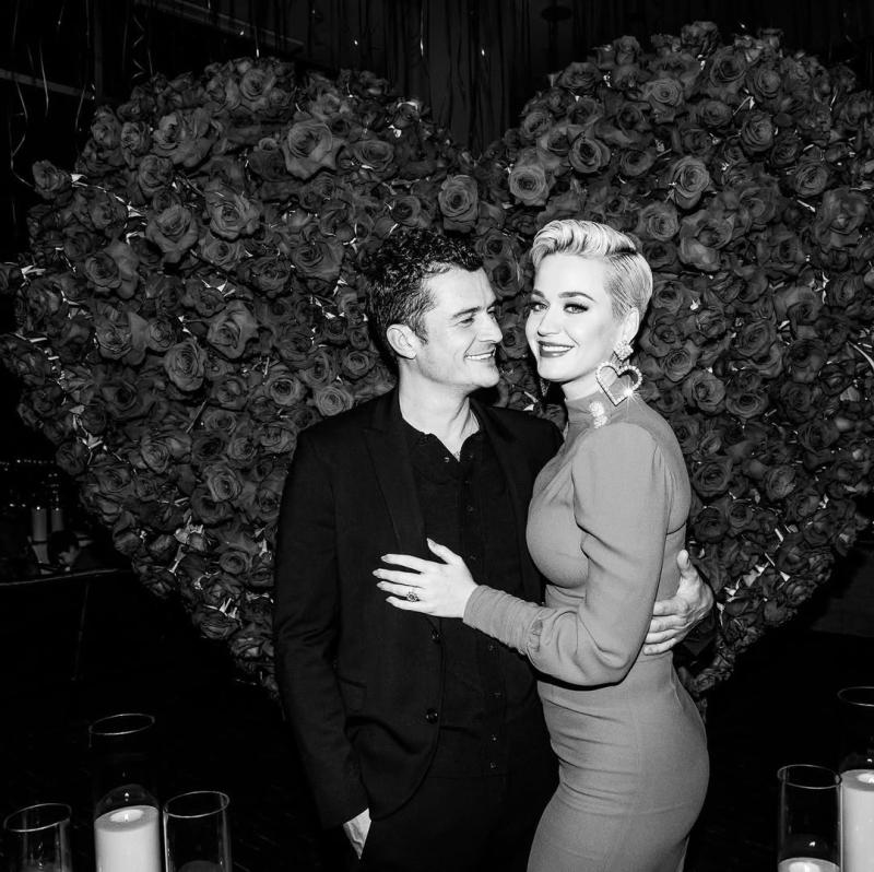 Katy Perry y Orlando Bloom celebrando su aniversario de compromiso en 2020 | Instagram
