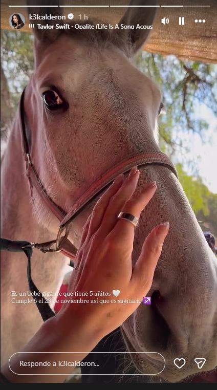 Kel Calderón y su caballo | Instagram