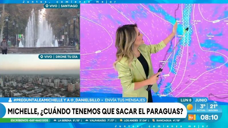 Michelle Adam en "Tu Día"