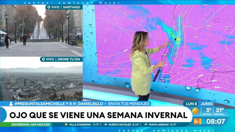 Michelle Adam en "Tu Día"