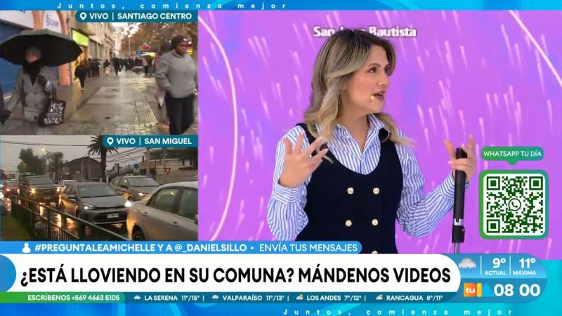 Michelle Adam en "Tu Día"