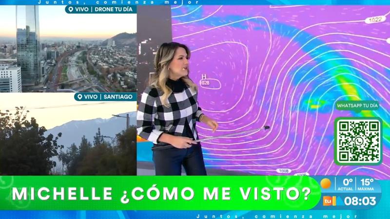 Michelle Adam en "Tu Día"