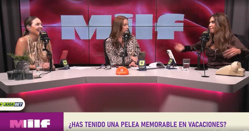 Claudia Conserva, Maly Jorquiera y Yazmín Vázquez en Milf