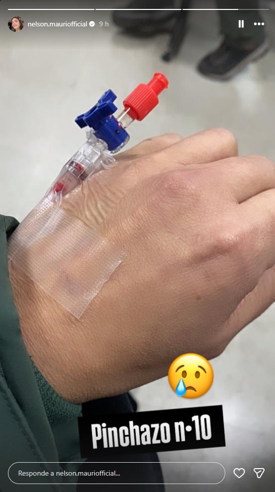 Nelson Mauri se muestra desde urgencias | Instagram